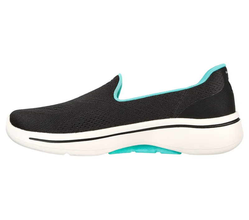 Skechers Skechers GO WALK Arch Fit – Imagined – Zwart / Turkoois (124483-BKTQ)