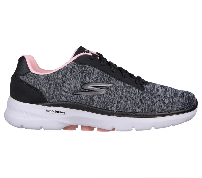 Skechers Skechers GOwalk 6 – Magic Melody – Zwart / Roze (124506-BKPK)