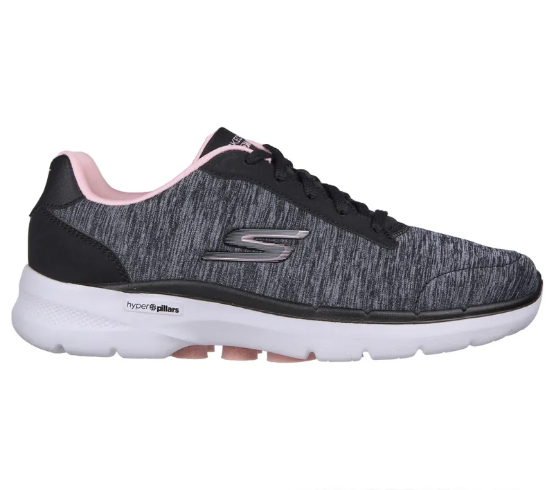 Skechers Skechers GOwalk 6 – Magic Melody – Zwart / Roze (124506-BKPK)