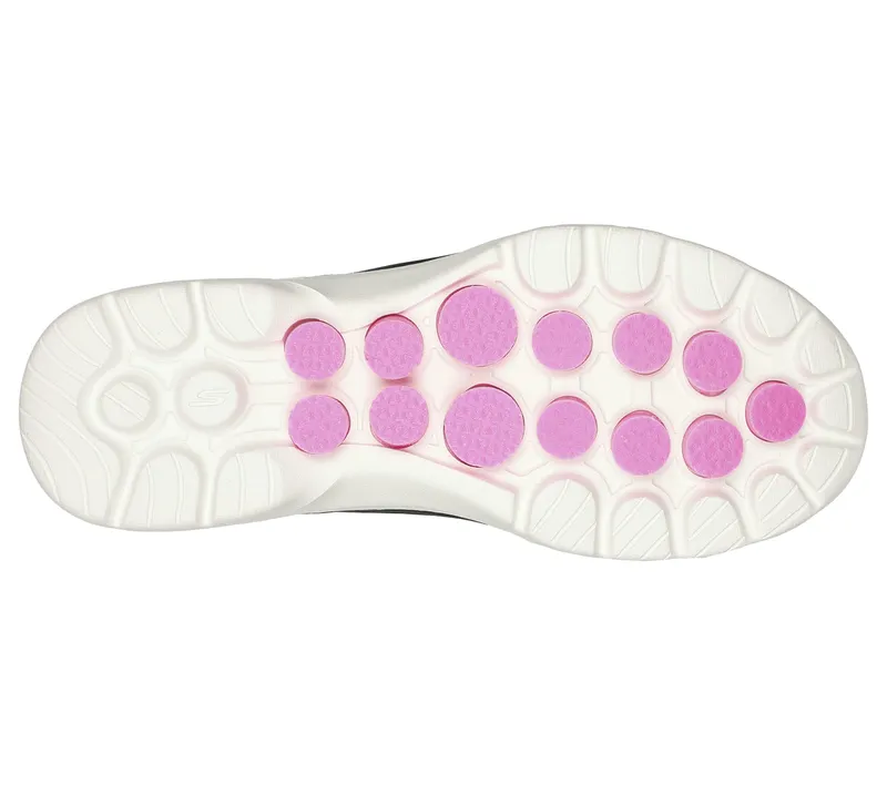 Skechers GO WALK 6 – Ocean Splash – Zwart / Heet Roze (124571-BKHP)