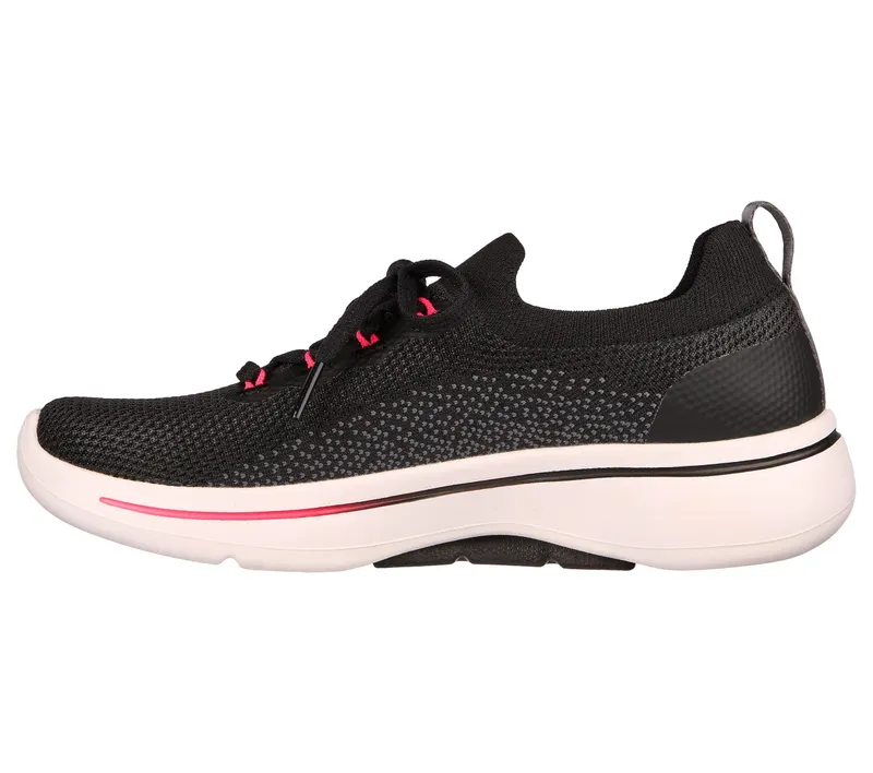 Skechers Skechers GO WALK Arch Fit – Clancy – Zwart / Heet Roze (124863-BKHP)