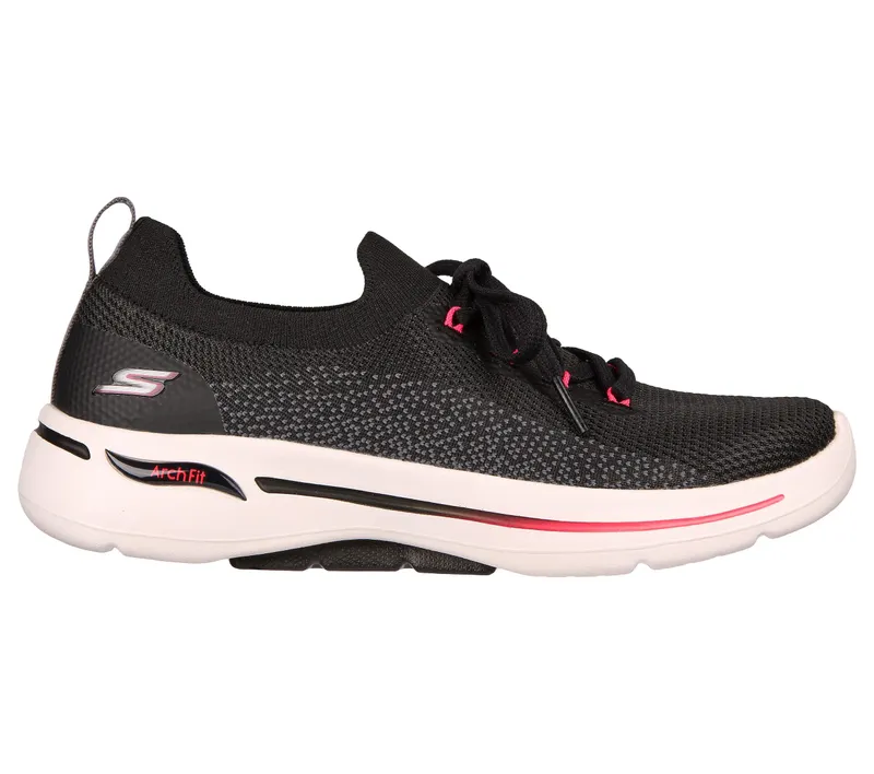Skechers Skechers GO WALK Arch Fit – Clancy – Zwart / Heet Roze (124863-BKHP)
