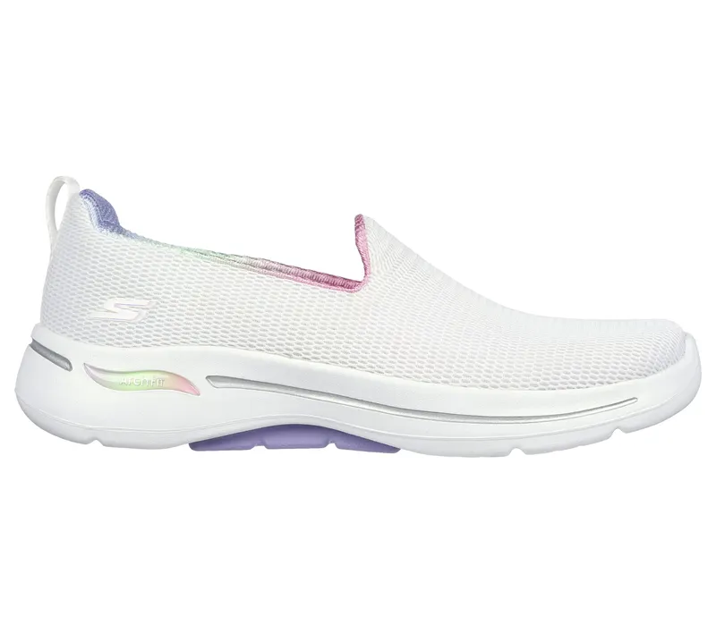 Skechers GO WALK Arch Fit – Wild Energy – Wit / Lavendel (124867-WLV)