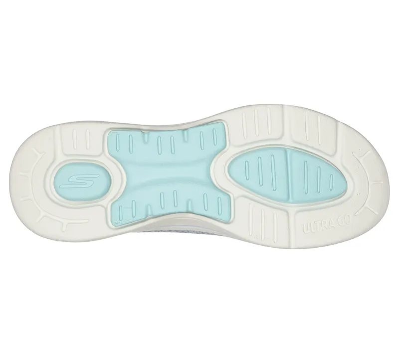 Skechers GO WALK Arch Fit – Hazel – Grijs / Aqua (124880-GYAQ)