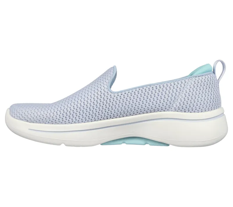 Skechers GO WALK Arch Fit – Hazel – Grijs / Aqua (124880-GYAQ)