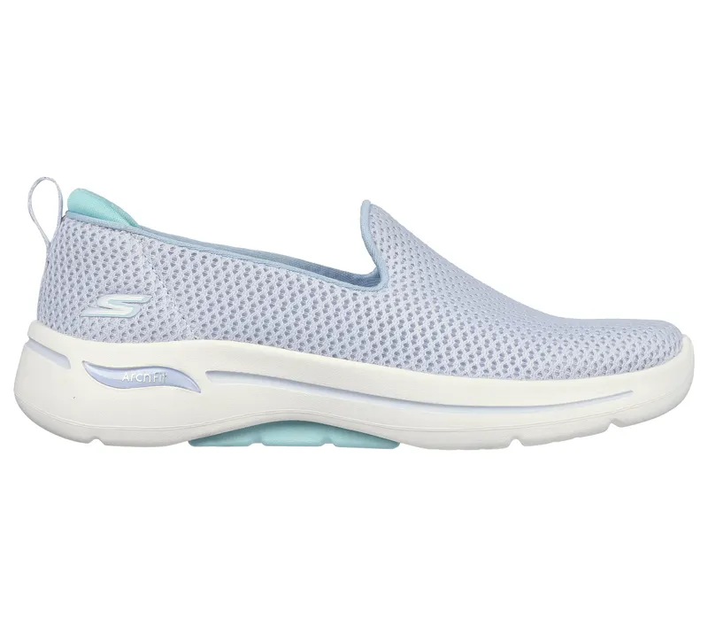 Skechers GO WALK Arch Fit – Hazel – Grijs / Aqua (124880-GYAQ)