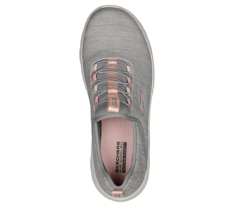 Skechers Skechers GO WALK FLEX – Lucy – Grijs / Roze (124956-GYPK)