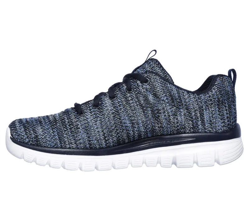 Skechers Graceful – Twisted Fortune – Marine / Blauw (12614-NVBL)
