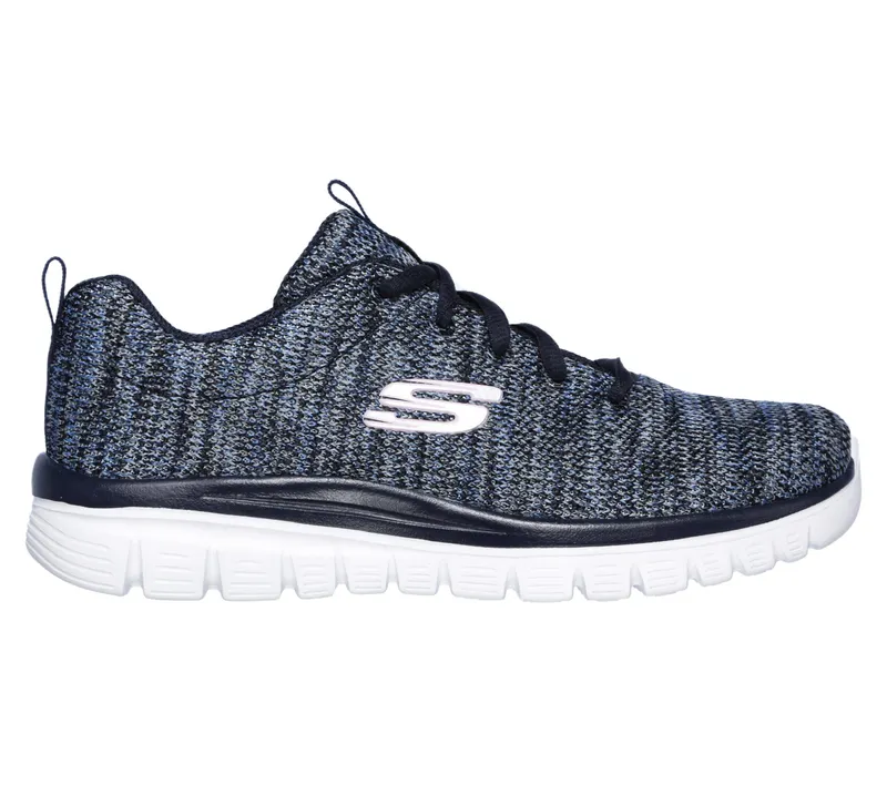 Skechers Graceful – Twisted Fortune – Marine / Blauw (12614-NVBL)