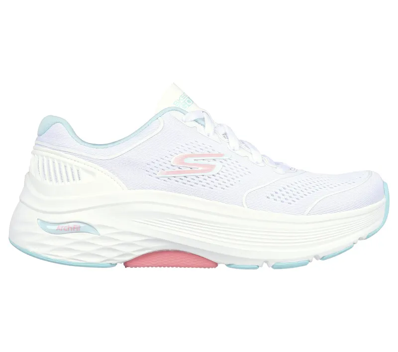 Skechers Max Cushioning Arch Fit – Velocity – Wit / Aqua (128923-WAQ)