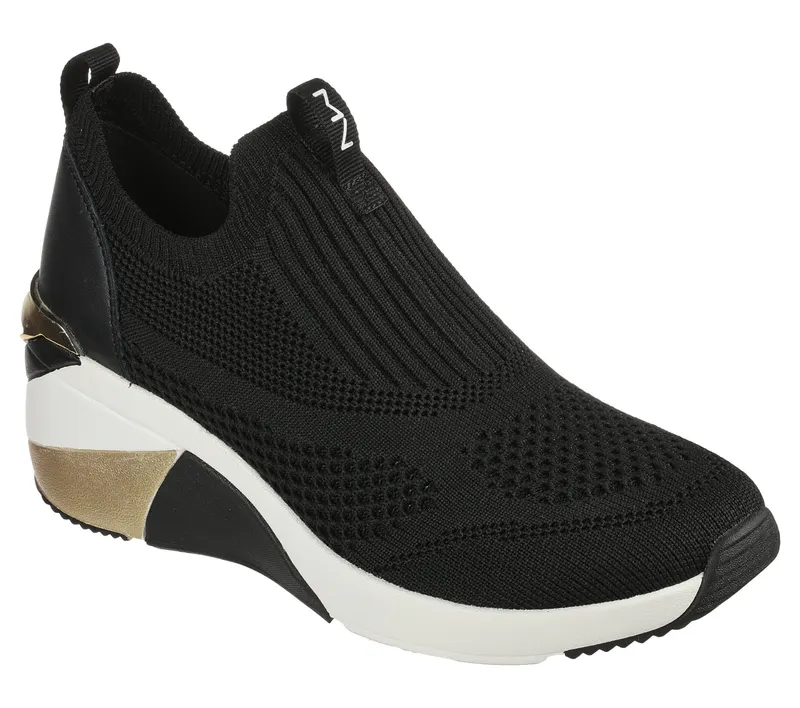 Skechers The Wedge – Etty – Zwart (133226-BLK)
