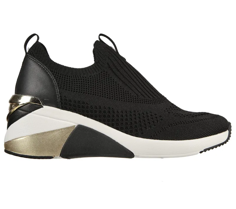 Skechers The Wedge – Etty – Zwart (133226-BLK)