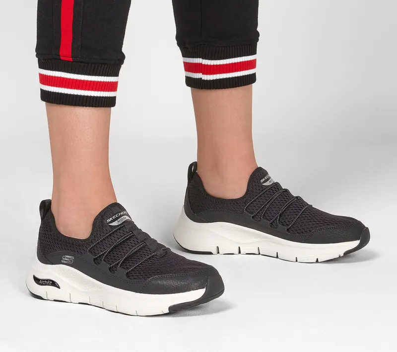 Skechers Arch Fit – Lucky Thoughts – Zwart / Wit (149056-BKW)