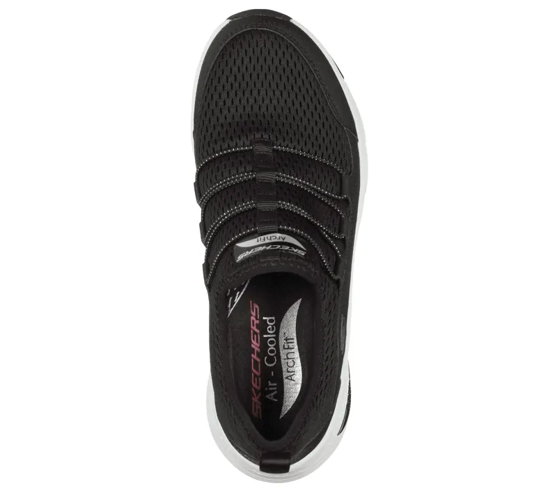 Skechers Arch Fit – Lucky Thoughts – Zwart / Wit (149056-BKW)