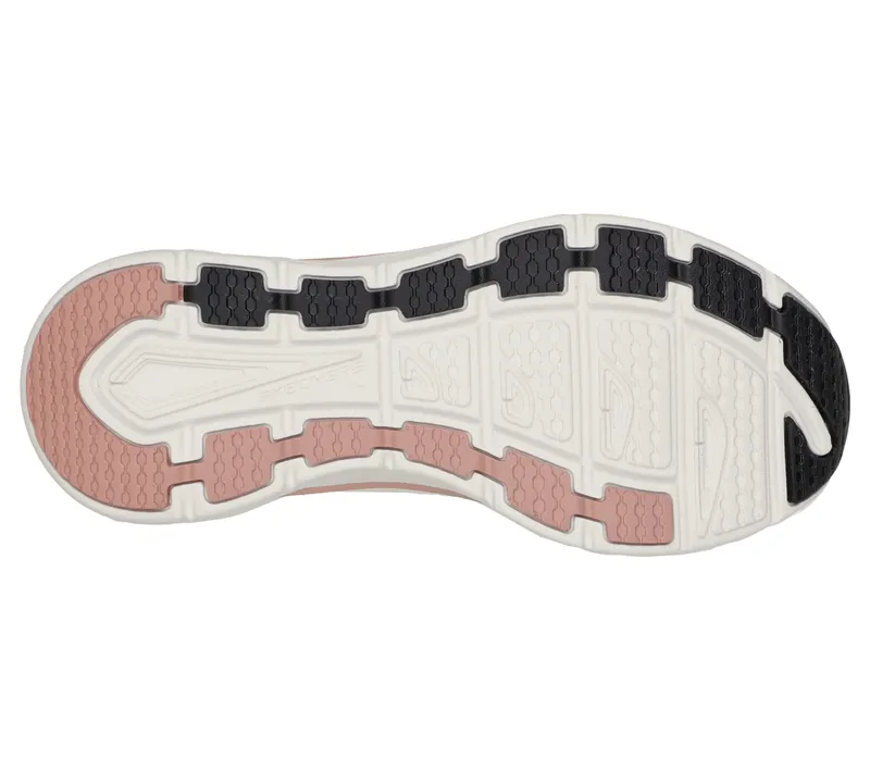 Skechers Relaxed Fit: D’Lux Walker – Let it Glow – Zwart / Roos Goud (149366-BKRG)