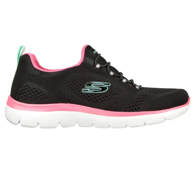 Skechers Summits – Perfect Views – Zwart / Heet Roze (149523-BKHP)