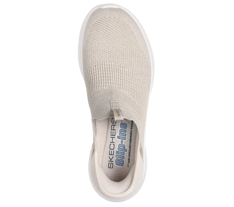 Skechers Skechers Slip-ins: Ultra Flex 3.0 – Glitter Me – Natuurlijk / Goud (149591-NTGD)