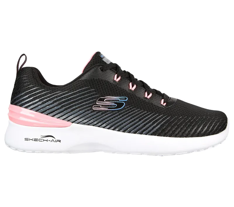 Skechers Skech-Air Dynamight – Luminosity – Zwart / Roze (149669-BKPK)