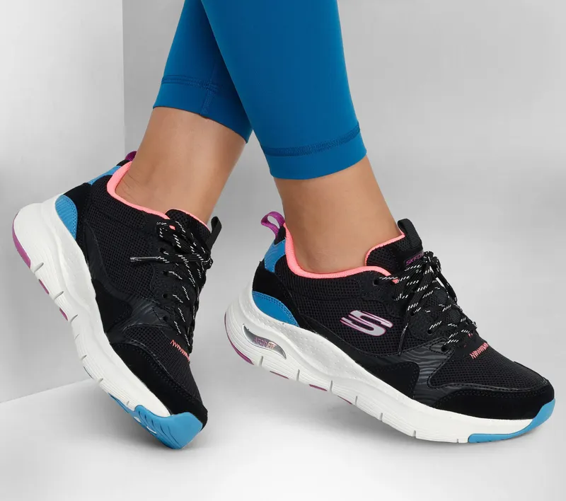Skechers Skechers Arch Fit – Vista View – Zwart / Multi (149723-BKMT)