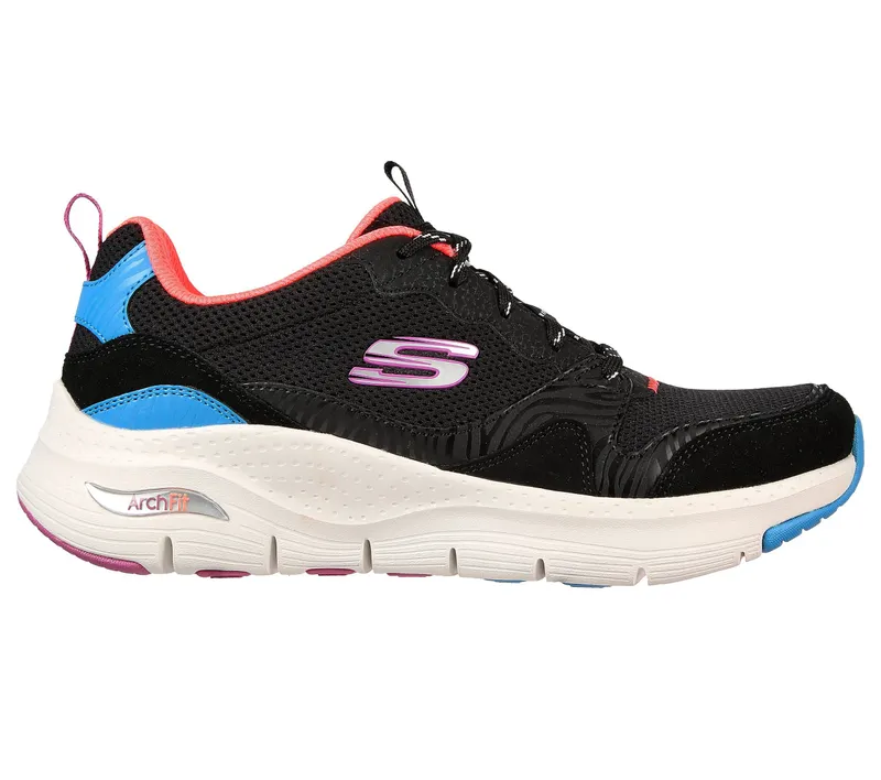 Skechers Skechers Arch Fit – Vista View – Zwart / Multi (149723-BKMT)