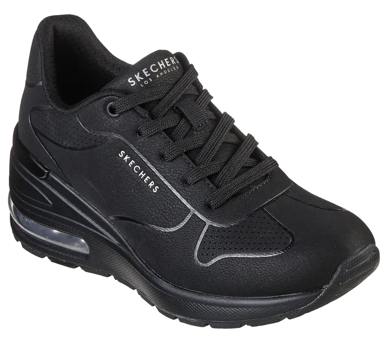 Skechers Million Air – Lifted – Zwart (155400-BBK)
