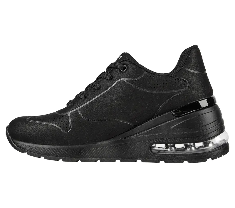 Skechers Million Air – Lifted – Zwart (155400-BBK)