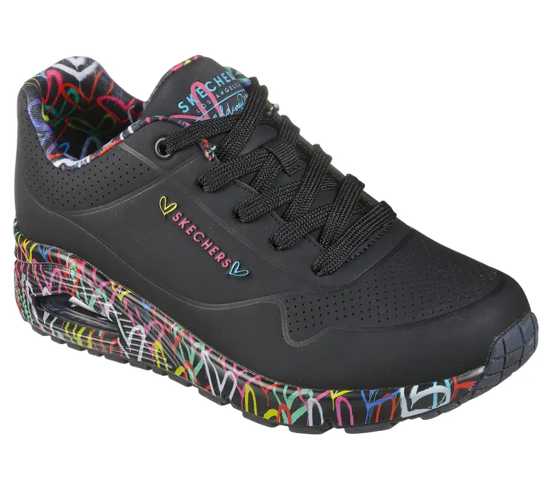 Skechers Skechers x JGoldcrown: Uno – Loving Love – Zwart (155506-BBK)