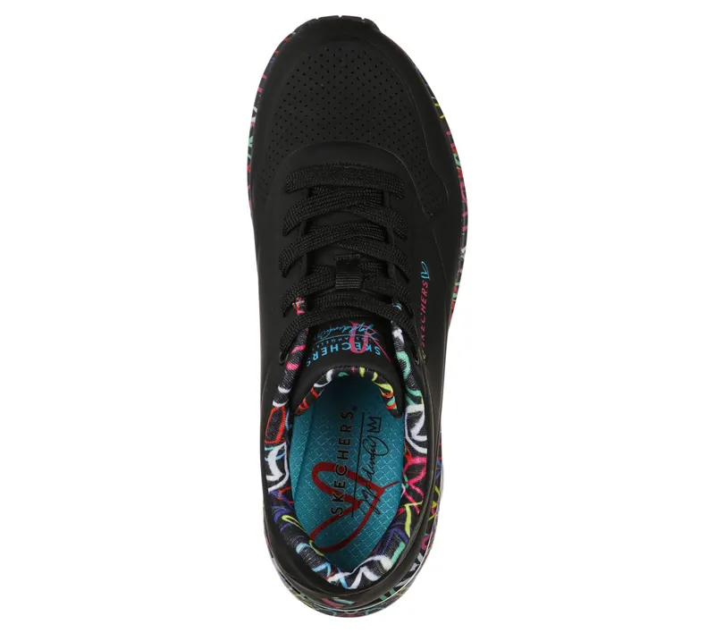 Skechers Skechers x JGoldcrown: Uno – Loving Love – Zwart (155506-BBK)