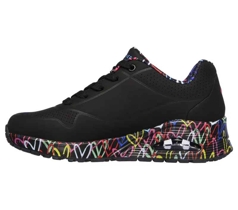 Skechers Skechers x JGoldcrown: Uno – Loving Love – Zwart (155506-BBK)