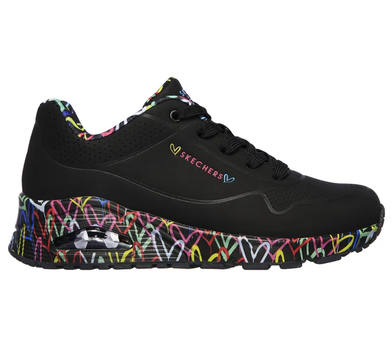 Skechers Skechers x JGoldcrown: Uno – Loving Love – Zwart (155506-BBK)