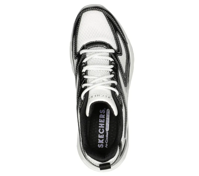 Skechers Tres-Air Uno – Vision-Airy – Wit / Zwart (177425-WBK)