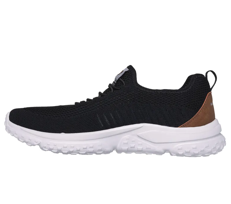 Skechers Relaxed Fit: Solvano – Gaten – Zwart (210552-BLK)