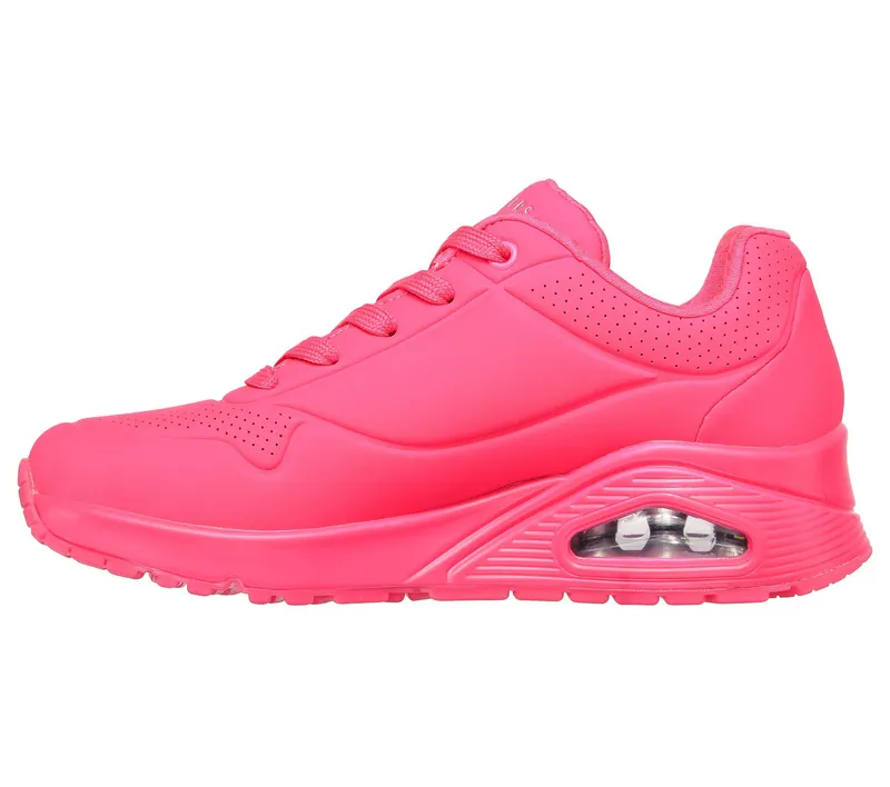 Skechers Uno – Night Shades – Heet Roze (73667-HTPK)