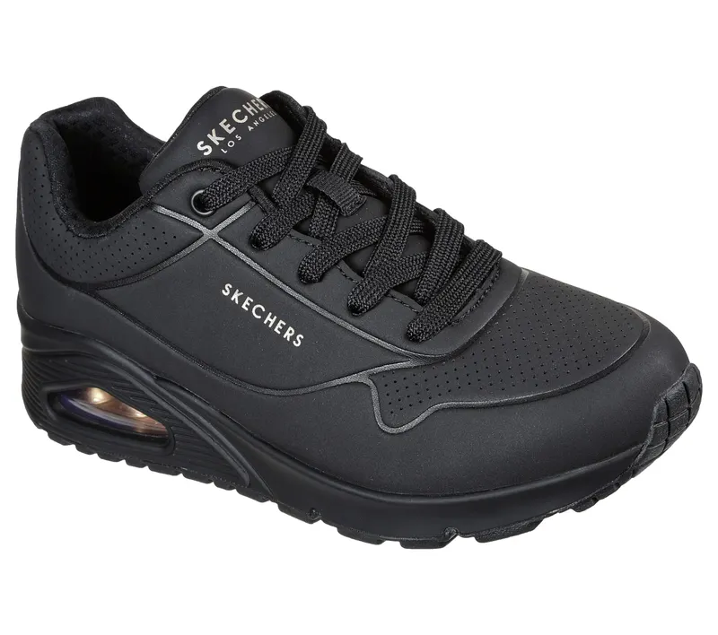 Skechers Uno – Stand on Air – Zwart (73690-BBK)