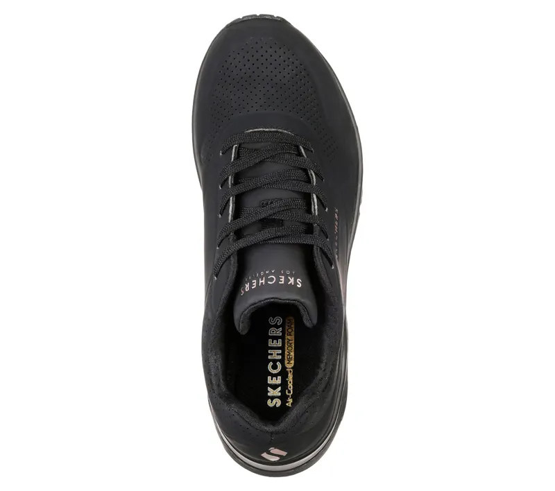 Skechers Uno – Stand on Air – Zwart (73690-BBK)