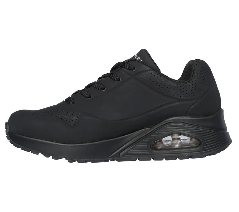 Skechers Uno – Stand on Air – Zwart (73690-BBK)