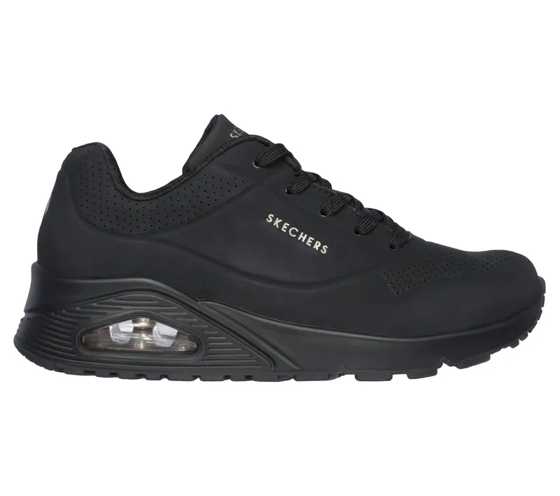 Skechers Uno – Stand on Air – Zwart (73690-BBK)