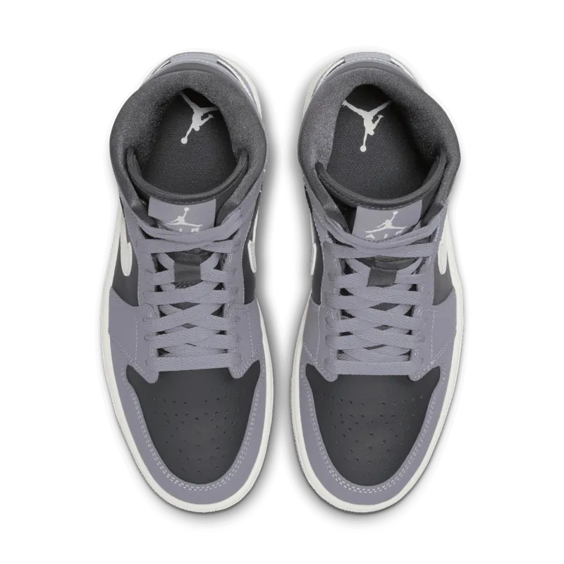Air Jordan 1 Mid WMNS ‘Cement Grey’ (BQ6472-022)