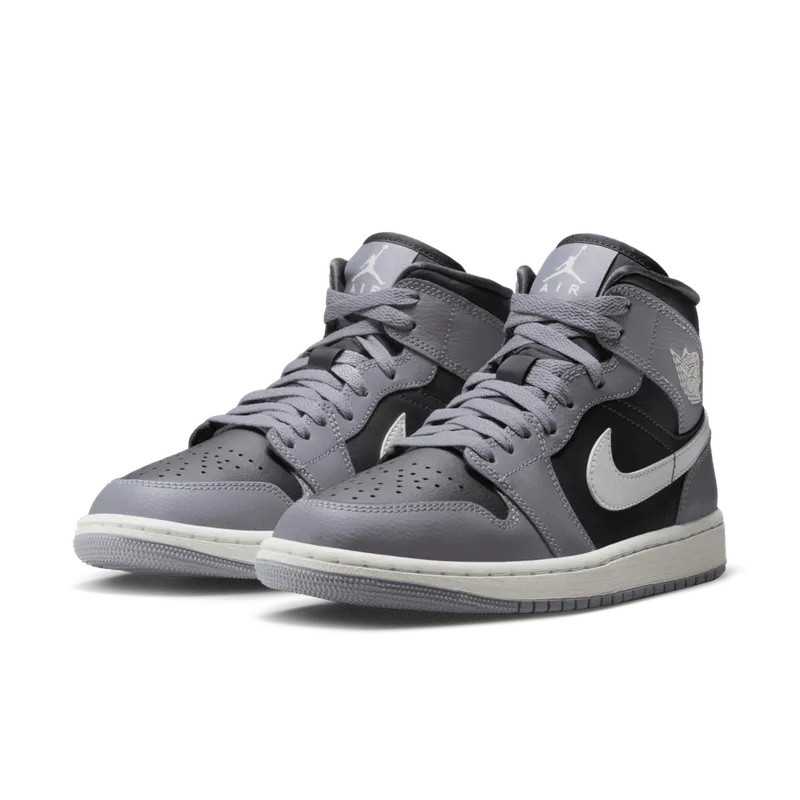 Air Jordan 1 Mid WMNS ‘Cement Grey’ (BQ6472-022)