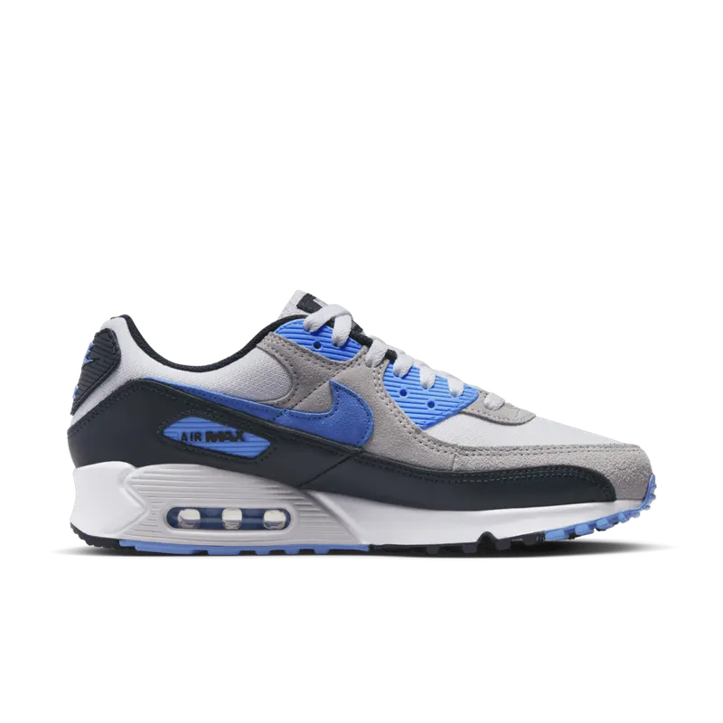 Nike Air Max 90 White University Blue (2022) White / University Blue-pure Platinum (DQ4071-101)