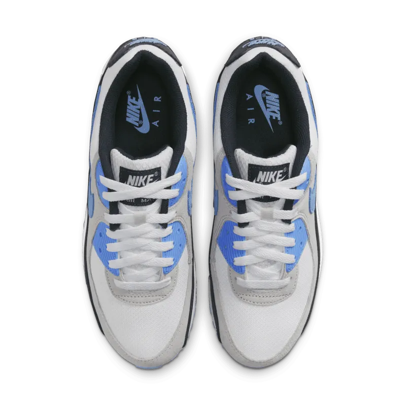 Nike Air Max 90 White University Blue (2022) White / University Blue-pure Platinum (DQ4071-101)