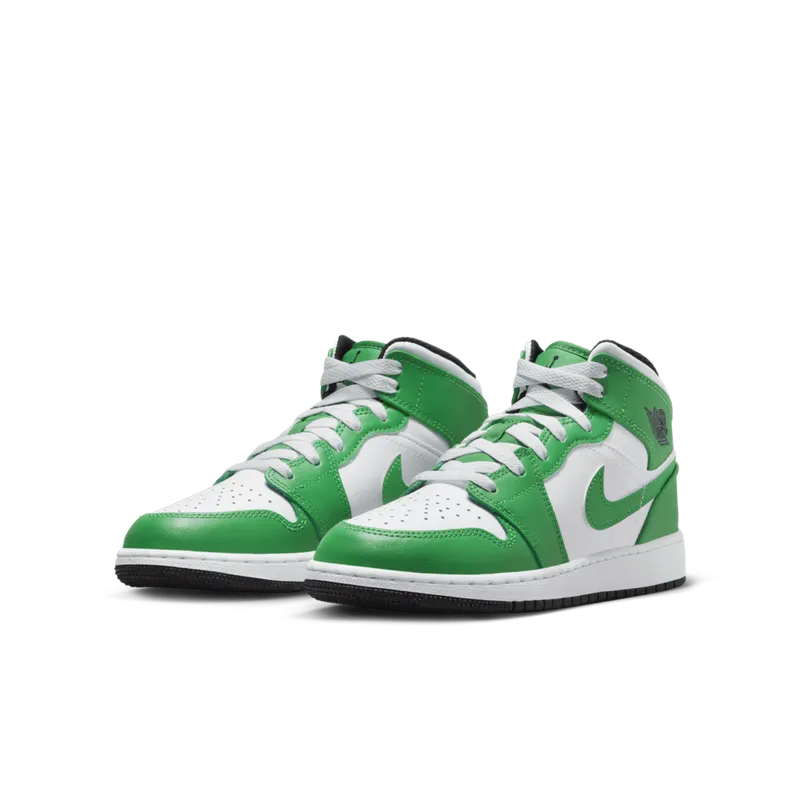 Air Jordan 1 Mid GS ‘Lucky Green’ | DQ8423-301