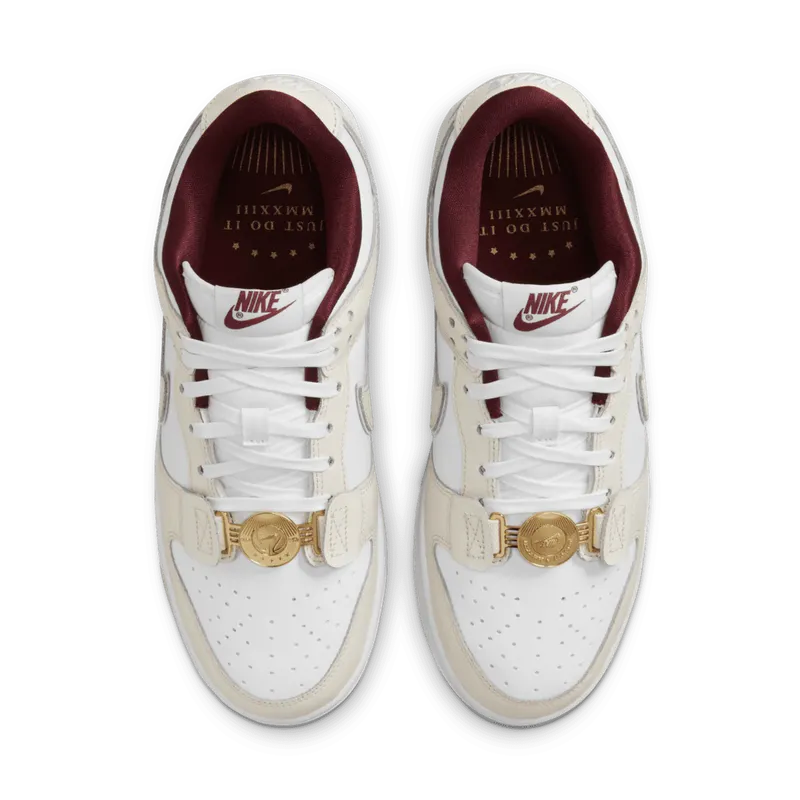 Nike Dunk Low SE Just Do It “White Phantom” White / Phantom / Team Red / Photon Dust (DV1160-100)