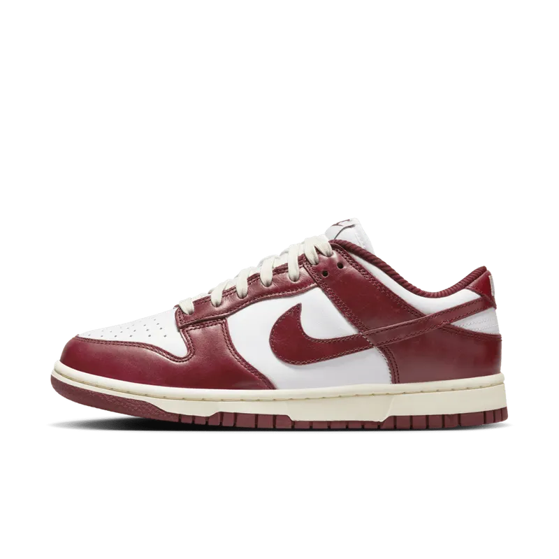 Nike Dunk Low PRM Team Red (W) White / Team Red-coconut Milk (FJ4555-100)