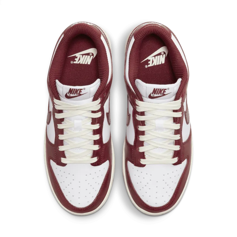 Nike Dunk Low PRM Team Red (W) White / Team Red-coconut Milk (FJ4555-100)