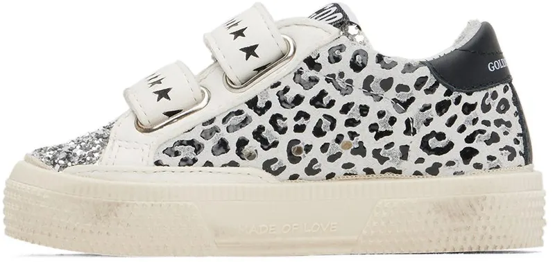 Golden Goose Baby Gray May School Sneakers (GJF00198.F003290.81796)