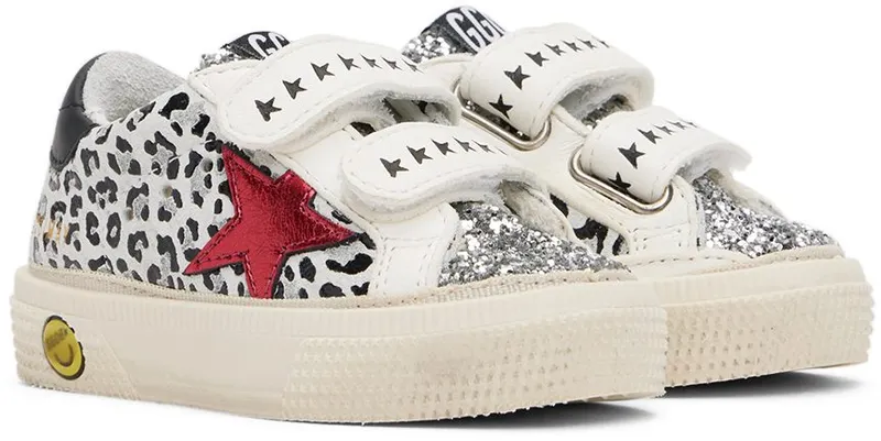 Golden Goose Baby Gray May School Sneakers (GJF00198.F003290.81796)