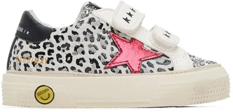 Golden Goose Baby Gray May School Sneakers (GJF00198.F003290.81796)