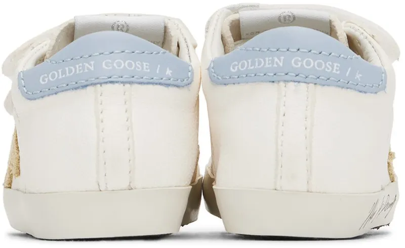 Golden Goose Baby White School Sneakers (GIF00166.F003282.11203)