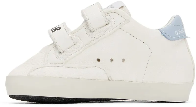 Golden Goose Baby White School Sneakers (GIF00166.F003282.11203)